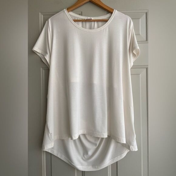 ATHLETA Air Out Cinch Tee Magnolia White 3X - Picture 4 of 10